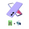 MARSİLYAN™- Redmi 13C Kılıf Kozmos Yansıma Özel Seri - Siyah 3D Antistatik Seramik Nano Ekran Koruyucu + Raze Metal Kamera Lens - GS