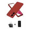 MARSİLYAN™- Redmi 13C Kılıf Kozmos Yansıma Özel Seri - Siyah 6D Antistatik Mat Seramik Hayalet Nano Ekran Koruyucu + Kamera Lens Koruma Cam - SF
