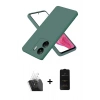 MARSİLYAN™- Redmi 13C Kılıf Kozmos Yansıma Özel Seri - Siyah 6D Antistatik Mat Seramik Hayalet Nano Ekran Koruyucu + Kamera Lens Koruma Cam - SF
