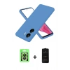 MARSİLYAN™- Redmi 13C Kılıf Kozmos Yansıma Özel Seri - Siyah 6D Antistatik Mat Seramik Hayalet Nano Ekran Koruyucu + Raze Metal Kamera Lens - SH