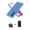 MARSİLYAN™- Redmi 13C Kılıf Kozmos Yansıma Özel Seri - Siyah 6D Antistatik Mat Seramik Hayalet Nano Ekran Koruyucu + Kamera Lens Koruma Cam - SF