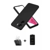 MARSİLYAN™- Redmi 13C Kılıf Kozmos Yansıma Özel Seri - Siyah 6D Antistatik Mat Seramik Hayalet Nano Ekran Koruyucu + Kamera Lens Koruma Cam - SF
