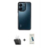 MARSİLYAN™- Redmi 13C Kılıf Nova Işık Serisi - Şeffaf Pasifik Cam Ekran Koruyucu + Kamera Lens Koruma Cam - SF