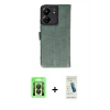 MARSİLYAN™- Redmi 13C Kılıf Siluet Işık Serisi - Şeffaf Pasifik Cam Ekran Koruyucu + Raze Metal Kamera Lens - SH