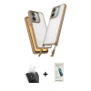 MARSİLYAN™- Redmi 13C Kılıf Ufuk Klasik - Şeffaf Pasifik Cam Ekran Koruyucu + Kamera Lens Koruma Cam - SF
