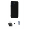 MARSİLYAN™- Redmi 13C Kılıf Vadi Çizgi Prime - Siyah Joko Magic 5D Cam + Şeffaf Kamera Lens Koruma Cam