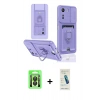 MARSİLYAN™- Redmi 13C Kılıf Vadi Form Prime - Şeffaf Pasifik Cam Ekran Koruyucu + Raze Metal Kamera Lens - SH