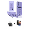 MARSİLYAN™- Redmi 13C Kılıf Vadi Form Prime - Siyah 3D Antistatik Mat Seramik Nano Ekran Koruyucu + Kamera Lens Koruma Cam - SF