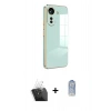 MARSİLYAN™- Redmi 13C Kılıf Yankı Serisi - Siyah Joko Magic 5D Cam + Şeffaf Kamera Lens Koruma Cam