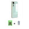 MARSİLYAN™- Redmi 13C Kılıf Yankı Serisi - Siyah Joko Magic 5D Cam + Raze Metal Kamera Lens - SH