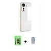 MARSİLYAN™- Redmi 13C Kılıf Yankı Serisi - Siyah Joko Magic 5D Cam + Raze Metal Kamera Lens - SH