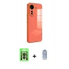 MARSİLYAN™- Redmi 13C Kılıf Yankı Serisi - Siyah Joko Magic 5D Cam + Raze Metal Kamera Lens - SH