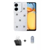 MARSİLYAN™- Redmi 13C Kılıf Yörünge Form - Siyah Joko Magic 5D Cam + Kamera Lens Koruma Cam - SF