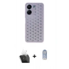 MARSİLYAN™- Redmi 13C Kılıf Zirve Form - Siyah Joko Magic 5D Cam + Kamera Lens Koruma Cam - SF
