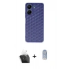 MARSİLYAN™- Redmi 13C Kılıf Zirve Form - Siyah Joko Magic 5D Cam + Kamera Lens Koruma Cam - SF