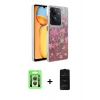 MARSİLYAN™- Redmi 13C Kılıf Zirve Modern Prime - Siyah 6D Antistatik Mat Seramik Hayalet Nano Ekran Koruyucu + Raze Metal Kamera Lens - GS