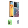 MARSİLYAN™- Redmi 13C Kılıf Zirve Modern Prime - Siyah Joko Magic 5D Cam + Raze Metal Kamera Lens - SH