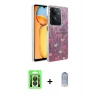 MARSİLYAN™- Redmi 13C Kılıf Zirve Modern Prime - Siyah Joko Magic 5D Cam + Raze Metal Kamera Lens - SH