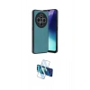 MARSİLYAN™- Redmi 14C Kılıf Kıvılcım Işık Serisi - Siyah 3D Antistatik Cam Ekran Koruyucu