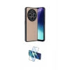 MARSİLYAN™- Redmi 14C Kılıf Kıvılcım Işık Serisi - Siyah 3D Antistatik Cam Ekran Koruyucu