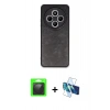 MARSİLYAN™- Redmi 14C Kılıf Kıvılcım Işık Serisi - Siyah 3D Antistatik Seramik Nano Ekran Koruyucu + Raze Metal Kamera Lens - SH