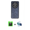 MARSİLYAN™- Redmi 14C Kılıf Kıvılcım Işık Serisi - Siyah 3D Antistatik Seramik Nano Ekran Koruyucu + Raze Metal Kamera Lens - SH