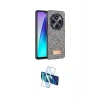 MARSİLYAN™- Redmi 14C Kılıf Vadi Klasik Serisi - Siyah 3D Antistatik Seramik Nano Ekran Koruyucu