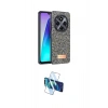 MARSİLYAN™- Redmi 14C Kılıf Vadi Klasik Serisi - Siyah 3D Antistatik Seramik Nano Ekran Koruyucu
