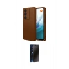 MARSİLYAN™- Redmi 15 4G Kılıf Kozmos Yansıma Özel Seri - Siyah 3D Antistatik Hayalet Cam Ekran Koruyucu