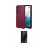MARSİLYAN™- Redmi 15 4G Kılıf Kozmos Yansıma Özel Seri - Siyah 3D Antistatik Hayalet Cam Ekran Koruyucu