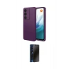 MARSİLYAN™- Redmi 15 4G Kılıf Kozmos Yansıma Özel Seri - Siyah 3D Antistatik Hayalet Cam Ekran Koruyucu