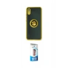 MARSİLYAN™- Redmi 9A Kılıf Yörünge Çizgi - Siyah 5D Eko Cam Ekran Koruyucu
