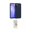 MARSİLYAN™- Redmi 9T Kılıf Ahenk Serisi - Siyah Mat Seramik Nano Ekran Koruyucu