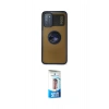 MARSİLYAN™- Redmi 9T Kılıf Yörünge Çizgi - Siyah 5D Eko Cam Ekran Koruyucu