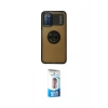 MARSİLYAN™- Redmi 9T Kılıf Yörünge Çizgi - Siyah 5D Eko Cam Ekran Koruyucu