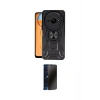 MARSİLYAN™- Redmi A3 4G Kılıf Nova Yansıma Prime - Siyah 3D Antistatik Hayalet Cam Ekran Koruyucu