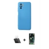 MARSİLYAN™- Redmi Note 10 Kılıf Ahenk Serisi - Şeffaf 360 Full Body Arka Koruyucu + Kamera Lens Koruma Cam - SF
