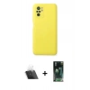 MARSİLYAN™- Redmi Note 10 Kılıf Ahenk Serisi - Şeffaf 360 Full Body Arka Koruyucu + Kamera Lens Koruma Cam - SF