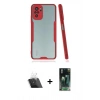 MARSİLYAN™- Redmi Note 10 Kılıf Atlas Asil Serisi - Şeffaf 360 Full Body Arka Koruyucu + Kamera Lens Koruma Cam - SF