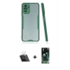 MARSİLYAN™- Redmi Note 10 Kılıf Atlas Asil Serisi - Şeffaf 360 Full Body Arka Koruyucu + Kamera Lens Koruma Cam - SF