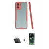 MARSİLYAN™- Redmi Note 10 Kılıf Atlas Asil Serisi - Şeffaf 360 Full Body Arka Koruyucu + Kamera Lens Koruma Cam - SF