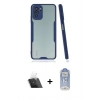 MARSİLYAN™- Redmi Note 10 Kılıf Atlas Asil Serisi - Şeffaf Joko Magic 5D Cam + Şeffaf Kamera Lens Koruma Cam
