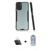 MARSİLYAN™- Redmi Note 10 Kılıf Atlas Asil Serisi - Şeffaf Joko Magic 5D Cam + Şeffaf Kamera Lens Koruma Cam