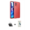 MARSİLYAN™- Redmi Note 10 Kılıf Doruk Klasik Özel Seri - Şeffaf Pasifik Cam Ekran Koruyucu + Kamera Lens Koruma Cam - SF