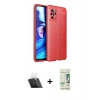 MARSİLYAN™- Redmi Note 10 Kılıf Doruk Klasik Özel Seri - Siyah 20D Premium Cam Ekran Koruyucu + Kamera Lens Koruma Cam - SF
