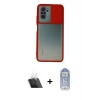 MARSİLYAN™- Redmi Note 10 Kılıf Vadi Çizgi - Şeffaf Joko Magic 5D Cam + Kamera Lens Koruma Cam - SF