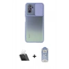 MARSİLYAN™- Redmi Note 10 Kılıf Vadi Çizgi - Şeffaf Joko Magic 5D Cam + Kamera Lens Koruma Cam - SF