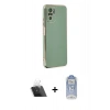 MARSİLYAN™- Redmi Note 10 Kılıf Yankı Serisi - Şeffaf Joko Magic 5D Cam + Kamera Lens Koruma Cam - SF