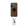 MARSİLYAN™- Redmi Note 10 Kılıf Yörünge Çizgi - Şeffaf Pasifik Cam Ekran Koruyucu