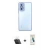 MARSİLYAN™- Redmi Note 10 Pro Kılıf Ahenk Çizgi Serisi - Şeffaf Pasifik Cam Ekran Koruyucu + Şeffaf Kamera Lens Koruma Cam